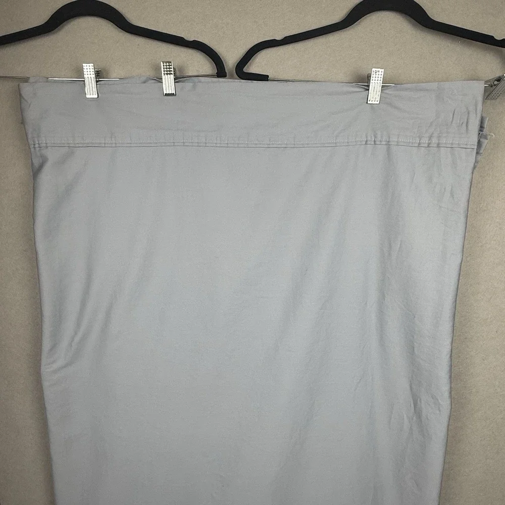 Lauren Ralph Lauren Blue Grey King Sheet Set- Fitted and Flat Sheet 108x96